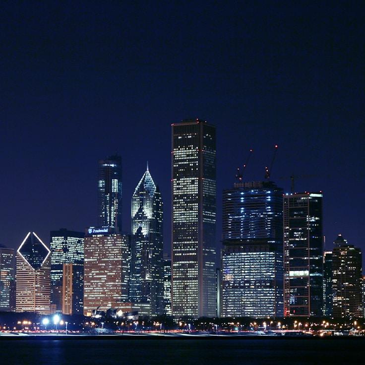City skyline in Amsterdam, Netherlands